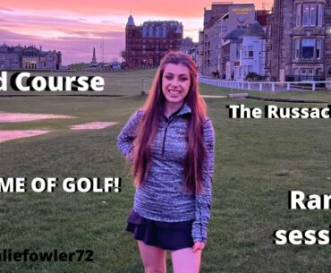 Exploring The Home of Golf, St Andrews Range Sessions and content creation at St Andrews Links