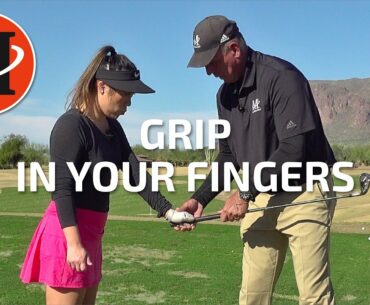 Grip the Club in Your Fingers / Player Lesson with Cathy Kim / Malaska Golf