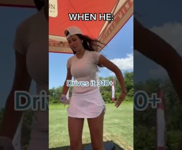 when she dance on golf course @ebakesgolf  ❤️❤️   #golf #shorts #golfgirl      | GOLF#SHORT