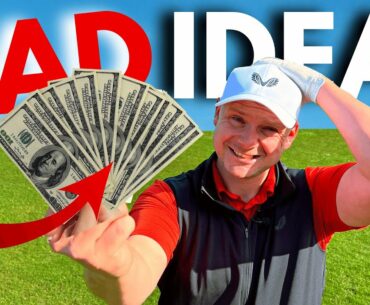 You won't BELIEVE how much MONEY this COCKY GOLF PRO wanted to play for!?