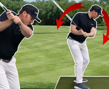 Shallow Your Downswing Automatically | Shoulder Shrug Drill