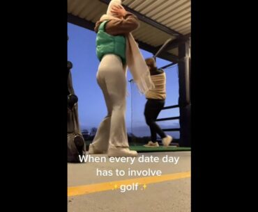 Trying to distract him so i get attention ❤️❤️   #golf #shorts #golfgirl      | GOLF#SHORT