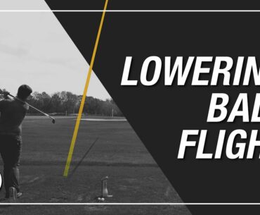 HOW TO LOWER BALL FLIGHT // Increasing iron distance with better technique