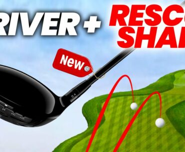 We put a rescue shaft in a brand new driver - is it a fairway finder ?