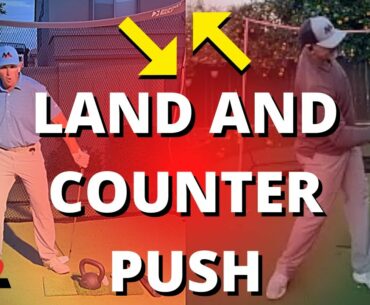 Land And Counter Push To ROTATE Your Hips In The Golf Swing