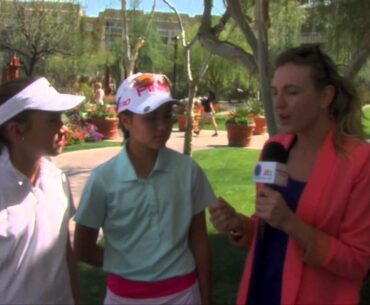 Ash & Ty + Kate: Kate Interviews Girls Golf Course Reporters at JTBC Founders Cup