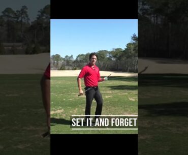 NO THINKING Golf Swing...So EASY and POWERFUL!  #shorts #golfswing #golftips