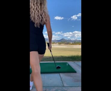 beauty golfer Paige Spiranac❤️❤️  @_paige.renee  #golf #shorts #golfgirl      | GOLF#SHORT