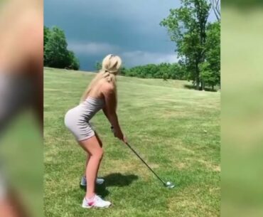 Amazing Girls of Golf 2021 | Beautiful Ladies Taking Shots #golfchicks