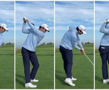 Davis Riley Driver Swing Sequence and Slowmotion