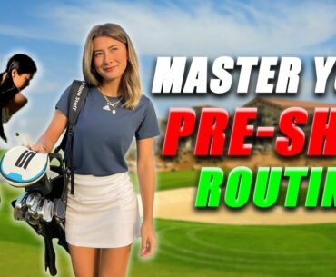 OUR GOLF PRE-SHOT ROUTINE EXPLAINED W/ @miaellax  || Shee Golfs