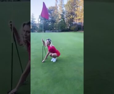 Hottest Model and Golf Girl Bri Teresi Plays Golf | Golf Shorts