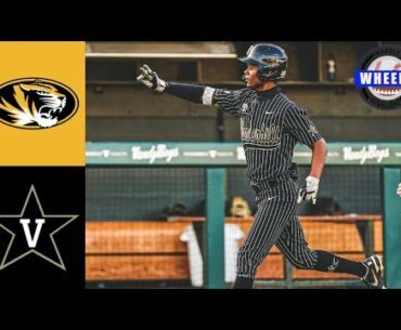 #4 Vanderbilt vs Missouri Highlights | 2022 College Baseball Highlights