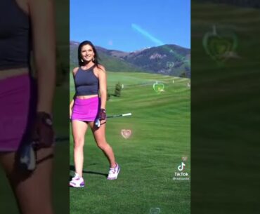 Sexy girls are playing golf ! It's so Hot ! ! #Shorts #sexy #girl #golf #sports #hot pussy