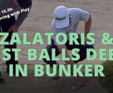 Two Balls Right Beside Each Other in a Bunker - Golf Rules Explained