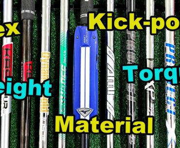 What ACTUALLY is the DIFFERENCE in SHAFTS? | How to find the BEST SHAFT for YOU?