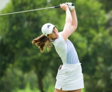 Linn Grant prepares for her first event as an LET member at the Joburg Ladies Open