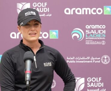 Kelley Whaley Sunday Interview 2022 Aramco Saudi Ladies International Ladies European Tour