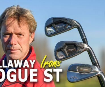 These are the new 2022 Callaway Rogue ST irons | A review and comparison with the Mavrik irons