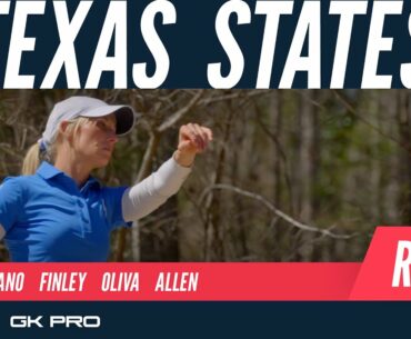 2022 Texas States Disc Golf Championship | RD1 F9 | Mandujano, Finley, Oliva, Allen