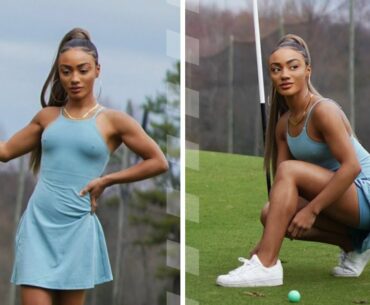 Meet Hot Golfer Taylor Champ How To Train and Play Golf ⛳🏌️‍♀️  | Golf Swing 2022