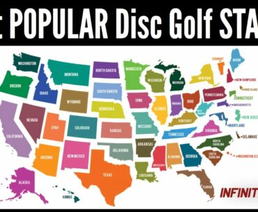 Top 10 Disc Golf States 2021