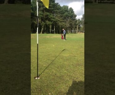 Birdie putt on the 6th hole at West End Golf Club