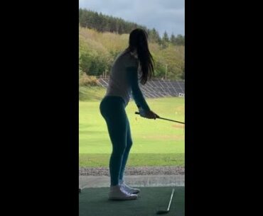 Good Swing! 👍👍👍 ❤️❤️   #golf #shorts #golfgirl      | GOLF#SHORT