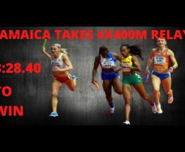 Great News!  Jamaica’s Women Win 4x400m Relay Gold & Triple Jump Bronze At World Indoor