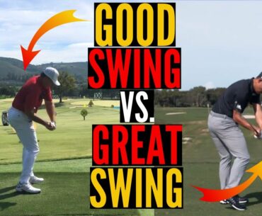 Good Swing VS. Great Swing!  Here are the Subtle Differences