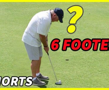 What To Think Of Over A 6 Foot Putt #shorts