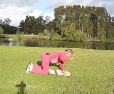 #35 The Lady Golf Teacher Web TV: An Exercise for Your Posture for the Golf Swing