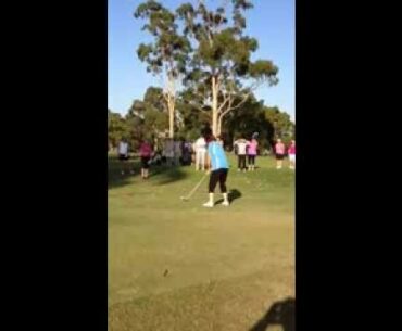 Cranbourne Golf Club Lady President Lyn Gandolfo Opens the 2014 Ladies Golf Season