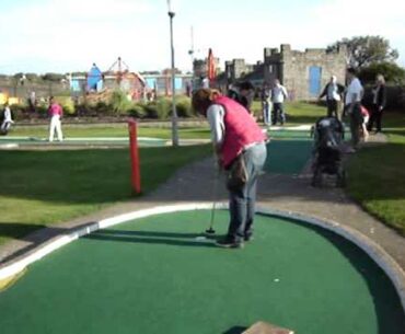 CHAIR LADY OF A FOOTNALL CLUB TAKES TO GOLF