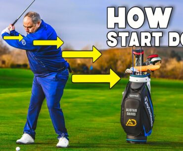 EFFORTLESS GOLF SWING - How To Start YOUR Downswing