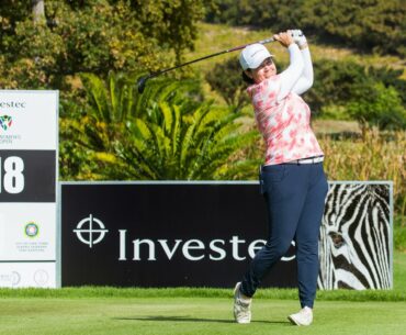 Becky Brewerton fires a round of 66 (-6) to take herself to the top of the leaderboard on Day Two