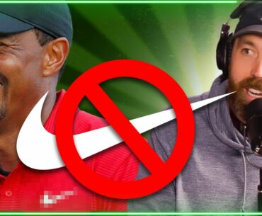 HUGE NEWS! Tiger Woods NOT wearing Nike! (why not?)