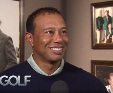 Tiger Woods jokes 'Humpty Dumpty is glued' and ready | Live From the Masters | Golf Channel