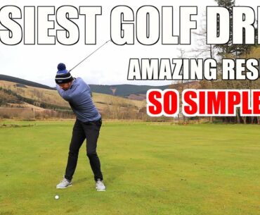 SIMPLE Golf Drill Produces DRAWS