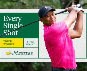 Tiger Woods' First Round | Every Single Shot | The Masters