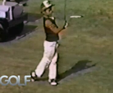 Rare footage: Tiger Woods, 6, plays 1981 exhibition match at Redlands Country Club | Golf Channel