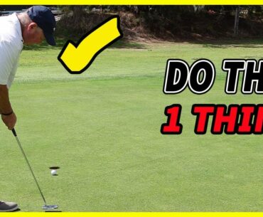 How To Hole A Short Putt #shorts