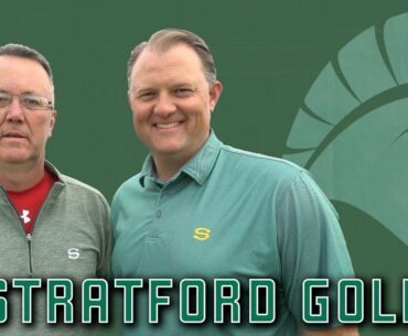 Tim Johnson and Mark Mathe of Stratford Boys and Girls golf