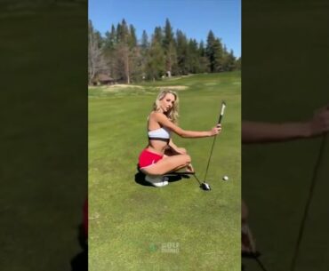 Amazing Golf Swing you need to see | Golf Girl awesome swing | #Golf #shorts | Bri Teresi