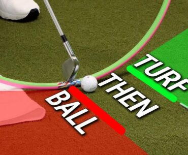 How to Hit Golf Ball First Then the Ground | PERFECT Contact Every Time!