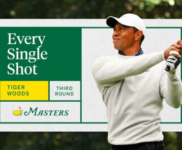 Tiger Woods' Third Round | Every Single Shot | The Masters