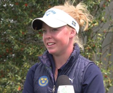 Meja Ortengren Final Round Saturday Interview 2022 Augusta National Women's Amateur