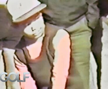 Rare footage: Tiger Woods, age 6, wows on practice range at 1981 exhibition match | Golf Channel