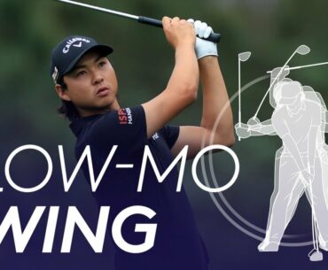 Min Woo Lee's golf swing in Slow Motion