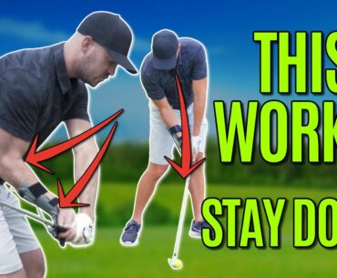 GOLF: How To Stay Down Through Impact In The Golf Swing